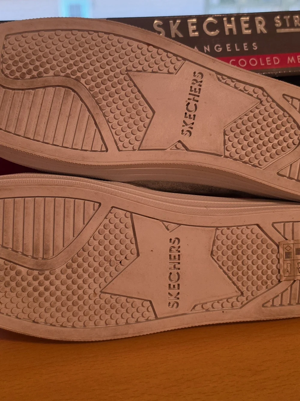 Skechers Silver Pearl-Embellished Slip-On Sneakers